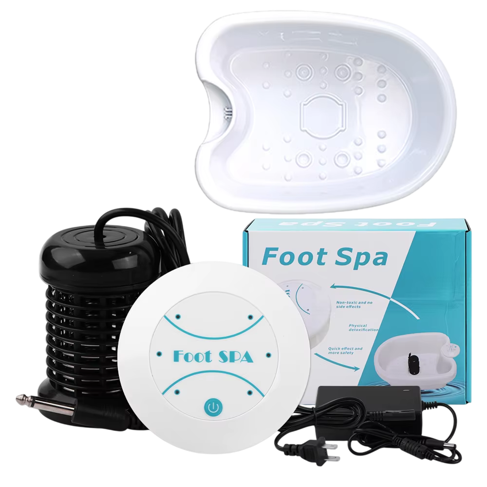 PureSolek Foot Detox Machine | Ionic Detox Therapy | Home Wellness Spa | Circulation Support