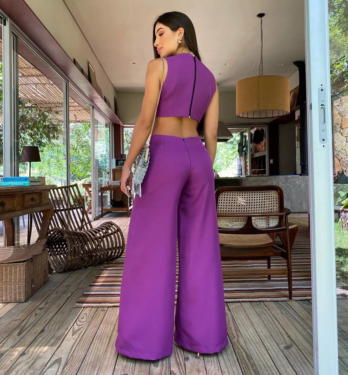 Women's One-Piece Jumpsuit with Side Detail | Ideal for Going Out and Special Occasions