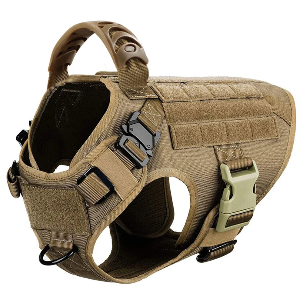 KrachtGrip Heavy Duty Tactical Dog Harness with Handle