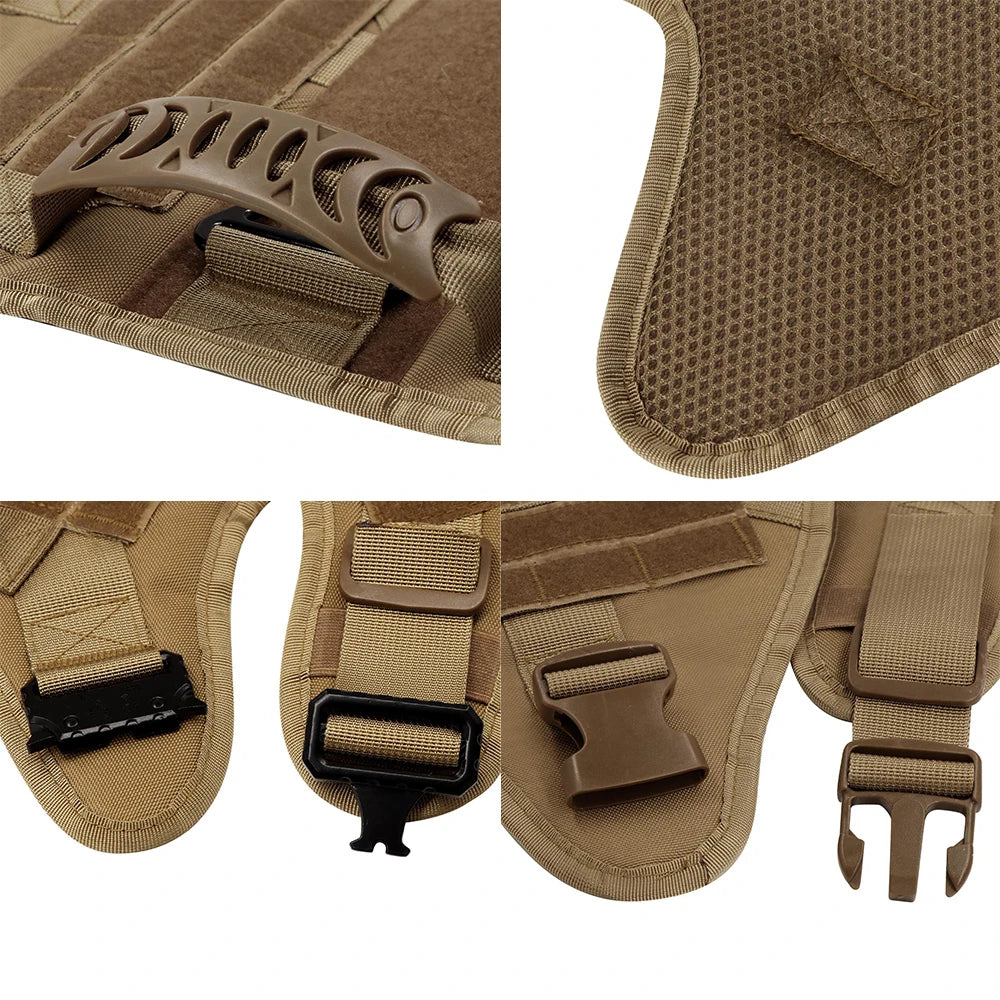 KrachtGrip Heavy Duty Tactical Dog Harness with Handle