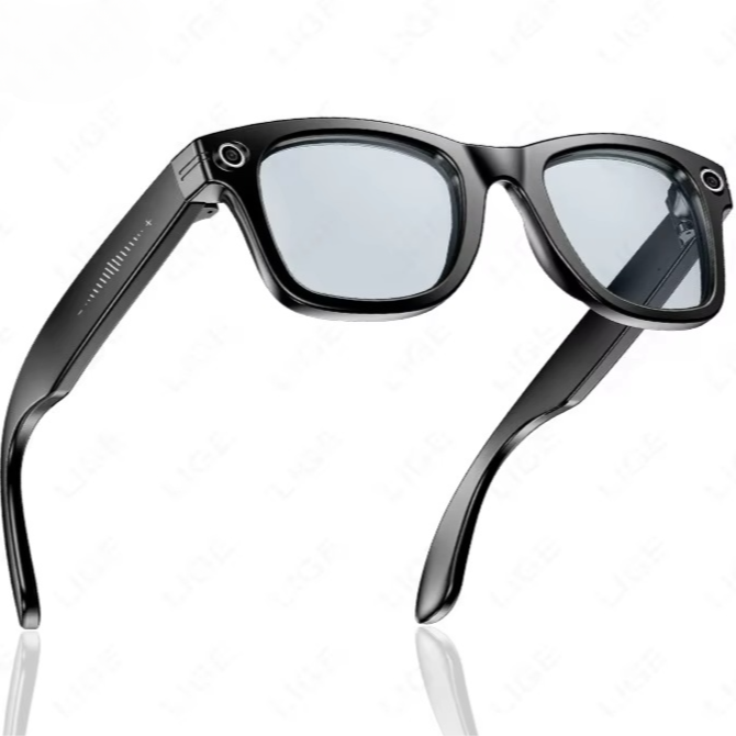 Smart Camera Glasses with Photo, Video, AI Translation & Bluetooth Audio