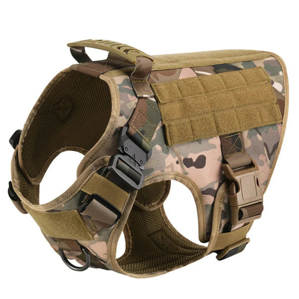 KrachtGrip Heavy Duty Tactical Dog Harness with Handle
