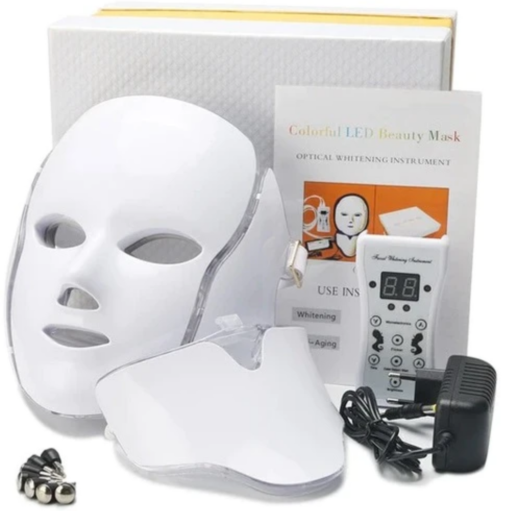 7 Colors LED Photon Light Therapy Mask - Face And Neck Treatment