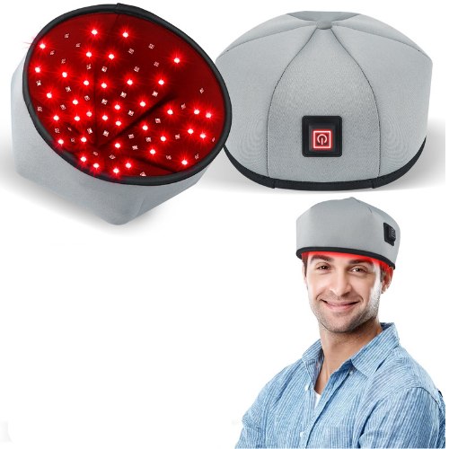 At Home Infrared Red light hair growth Cap with 120 LED