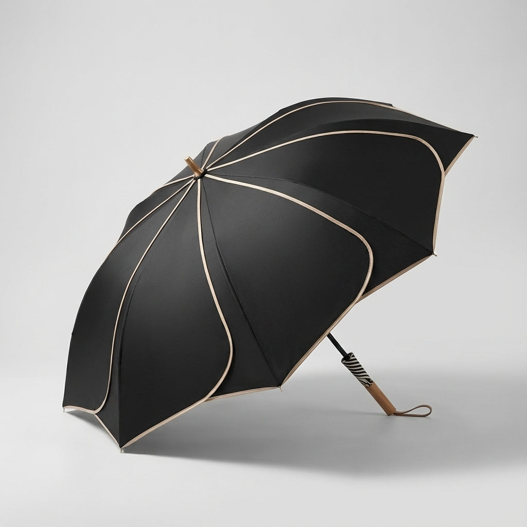 Women's umbrella with floral motif