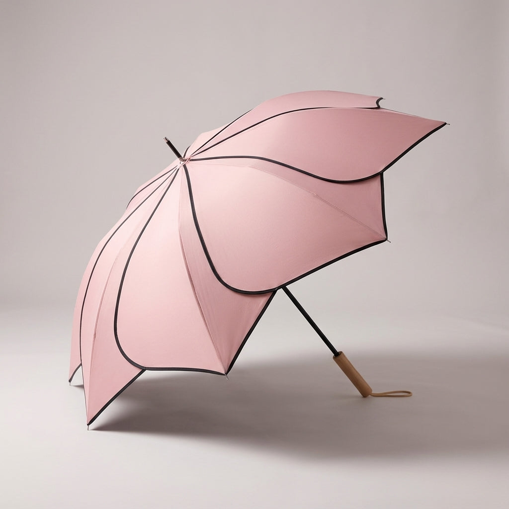 Women's umbrella with floral motif