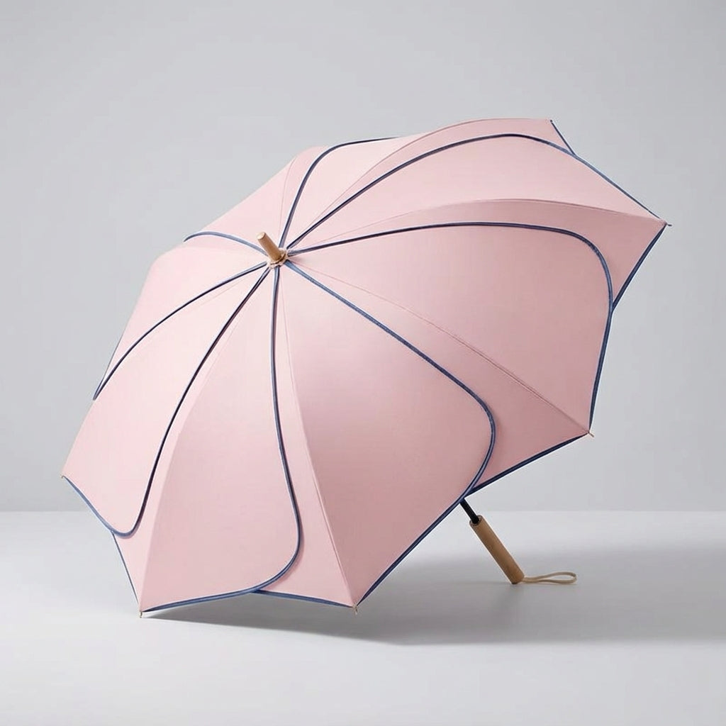 Women's umbrella with floral motif