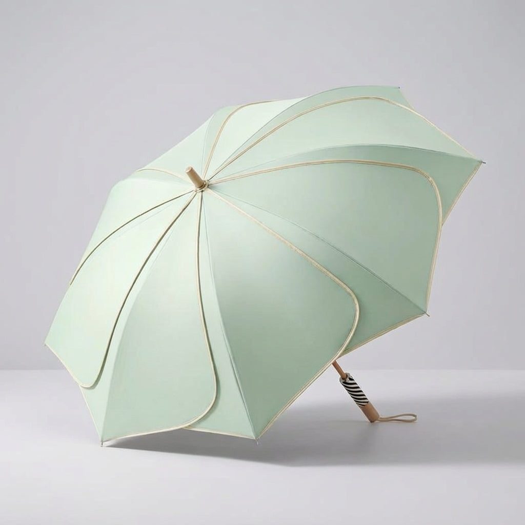 Women's umbrella with floral motif