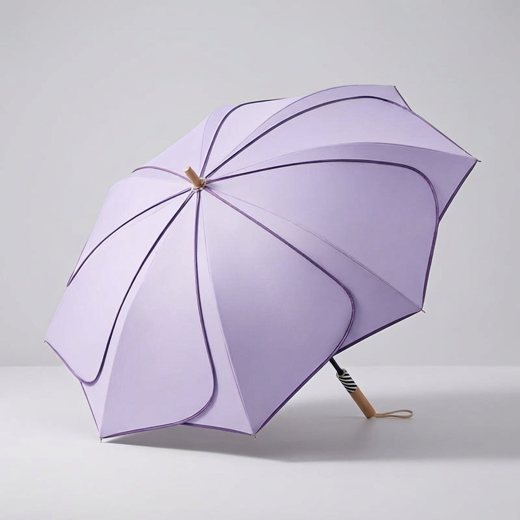 Women's umbrella with floral motif
