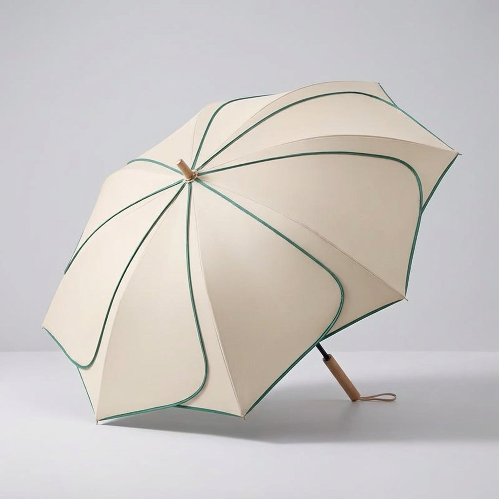 Women's umbrella with floral motif