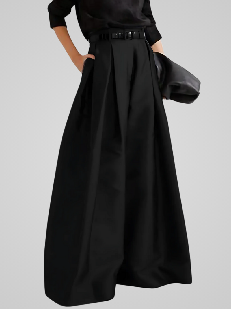 Elegant Long Skirt Trousers – High Waisted Women's, For Formal and Casual Occasions
