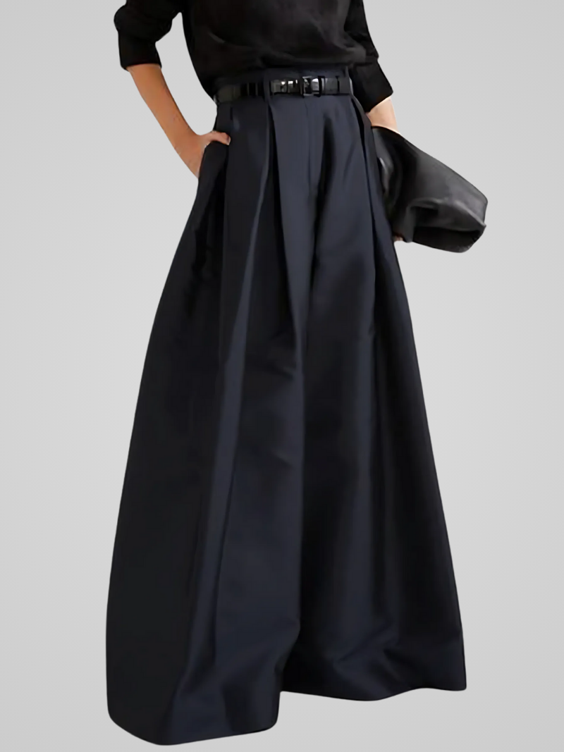 Elegant Long Skirt Trousers – High Waisted Women's, For Formal and Casual Occasions