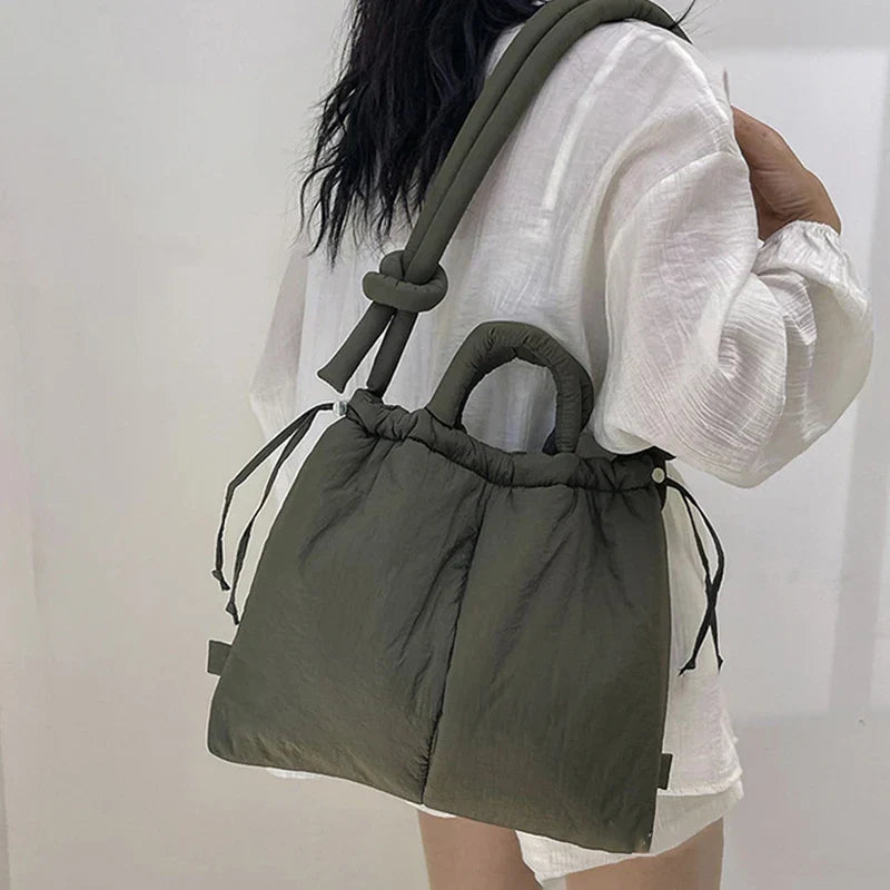 Women's Quilted Puffer Handbag