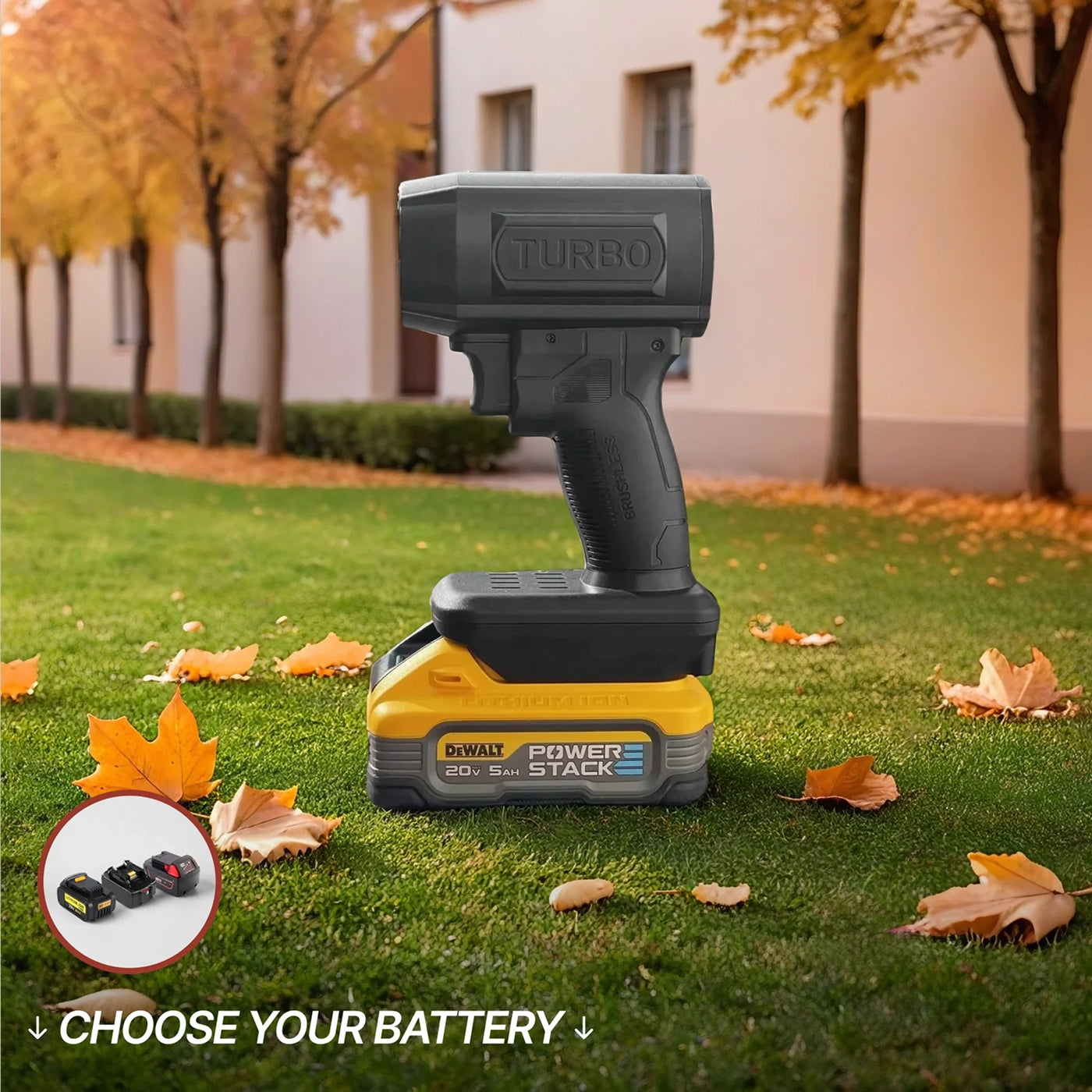 AeroxDry Car Blower | 200 MPH Wind | Turbo Jet Tech | Carbon Fiber | Multi-Brand Battery Compatible