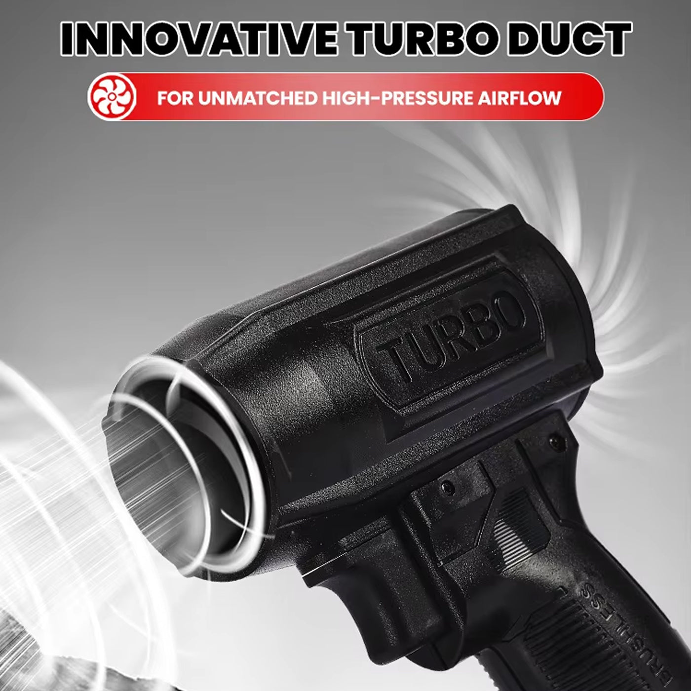 AeroxDry Car Blower | 200 MPH Wind | Turbo Jet Tech | Carbon Fiber | Multi-Brand Battery Compatible