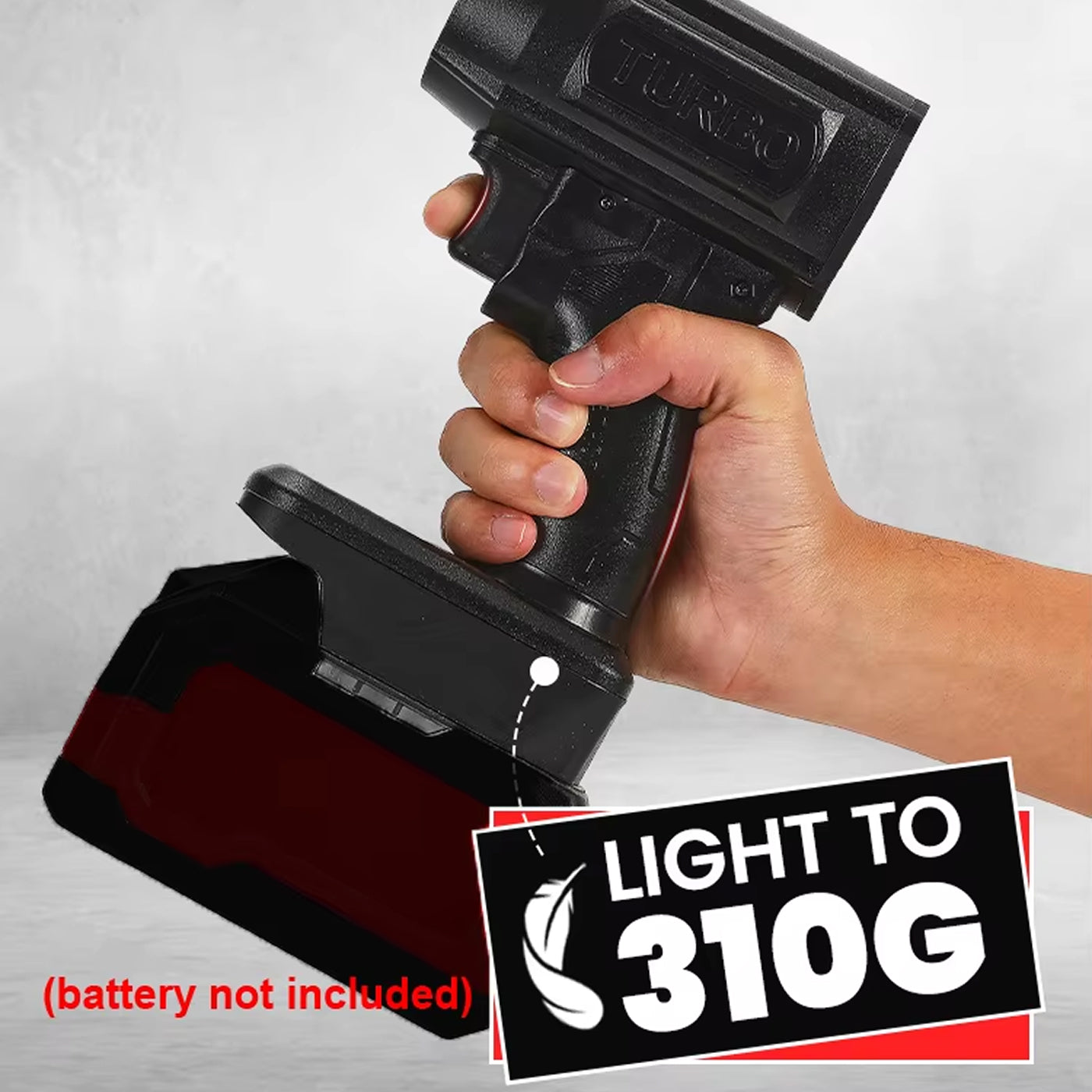 AeroxDry Car Blower | 200 MPH Wind | Turbo Jet Tech | Carbon Fiber | Multi-Brand Battery Compatible