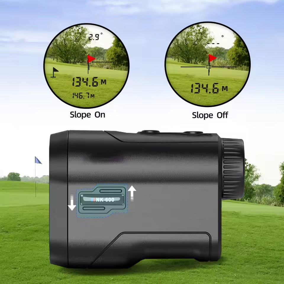 AimeHole Golf Rangefinder | Flag Lock | Slope Compensation | Multi Mode Measurement | USB Rechargeable