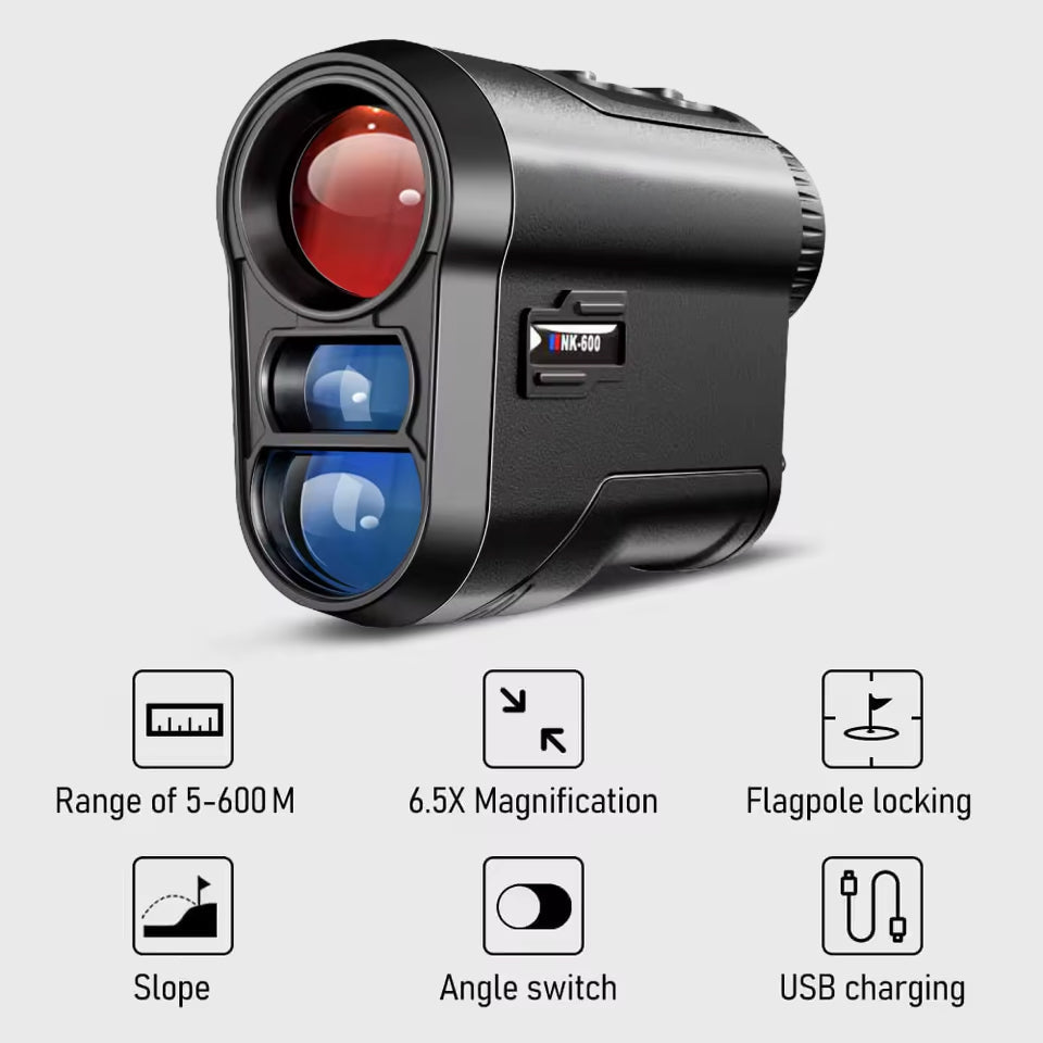 AimeHole Golf Rangefinder | Flag Lock | Slope Compensation | Multi Mode Measurement | USB Rechargeable