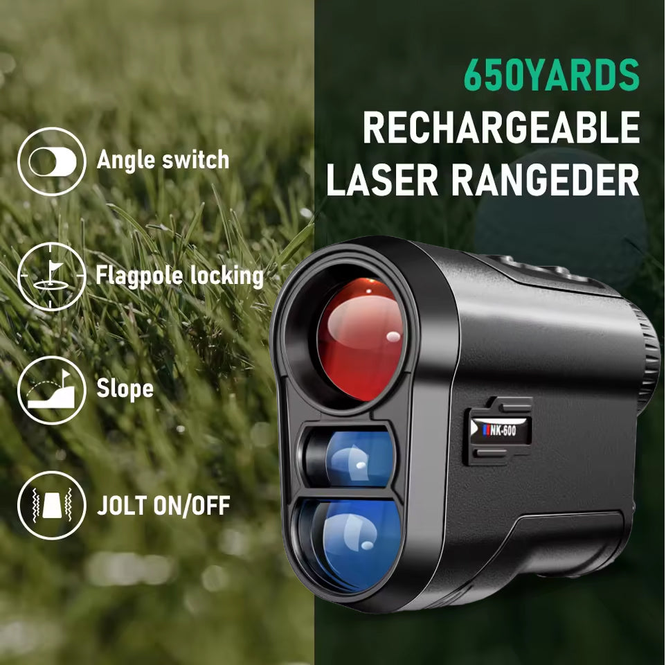 AimeHole Golf Rangefinder | Flag Lock | Slope Compensation | Multi Mode Measurement | USB Rechargeable