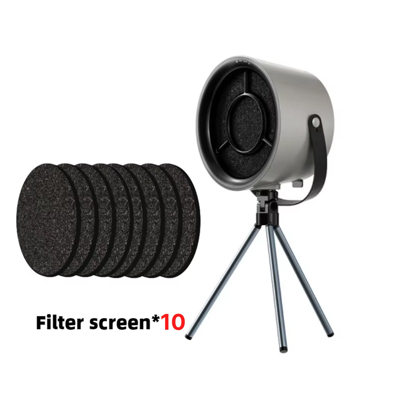 AirLifto Portable Extractor Fan - Mini Desktop Range Hood - Reusable Washable Polymer Filter Spiral Suction - USB C Cordless Power