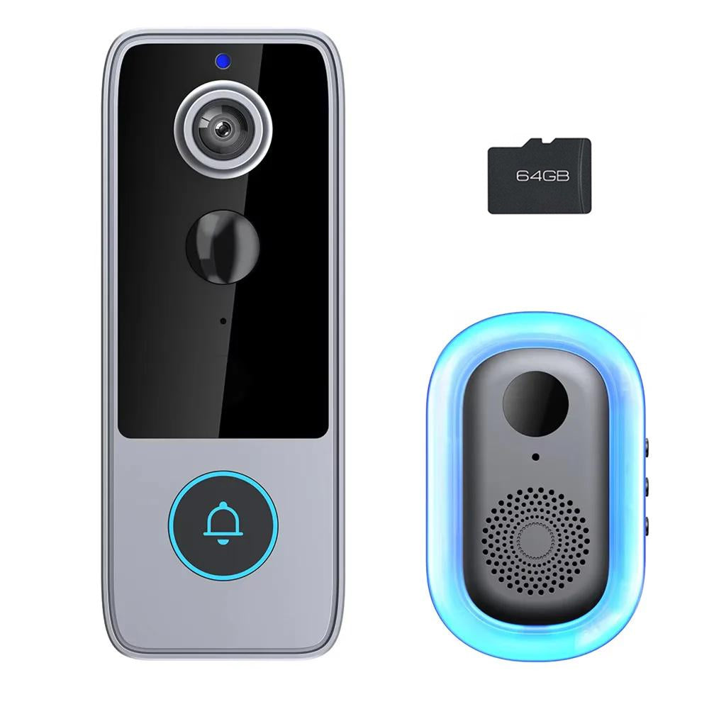 PurePeeki Best Camera Doorbell - No Monthly Subscription Fees
