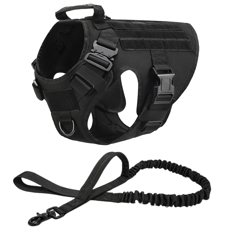 KrachtGrip Heavy Duty Tactical Dog Harness with Handle