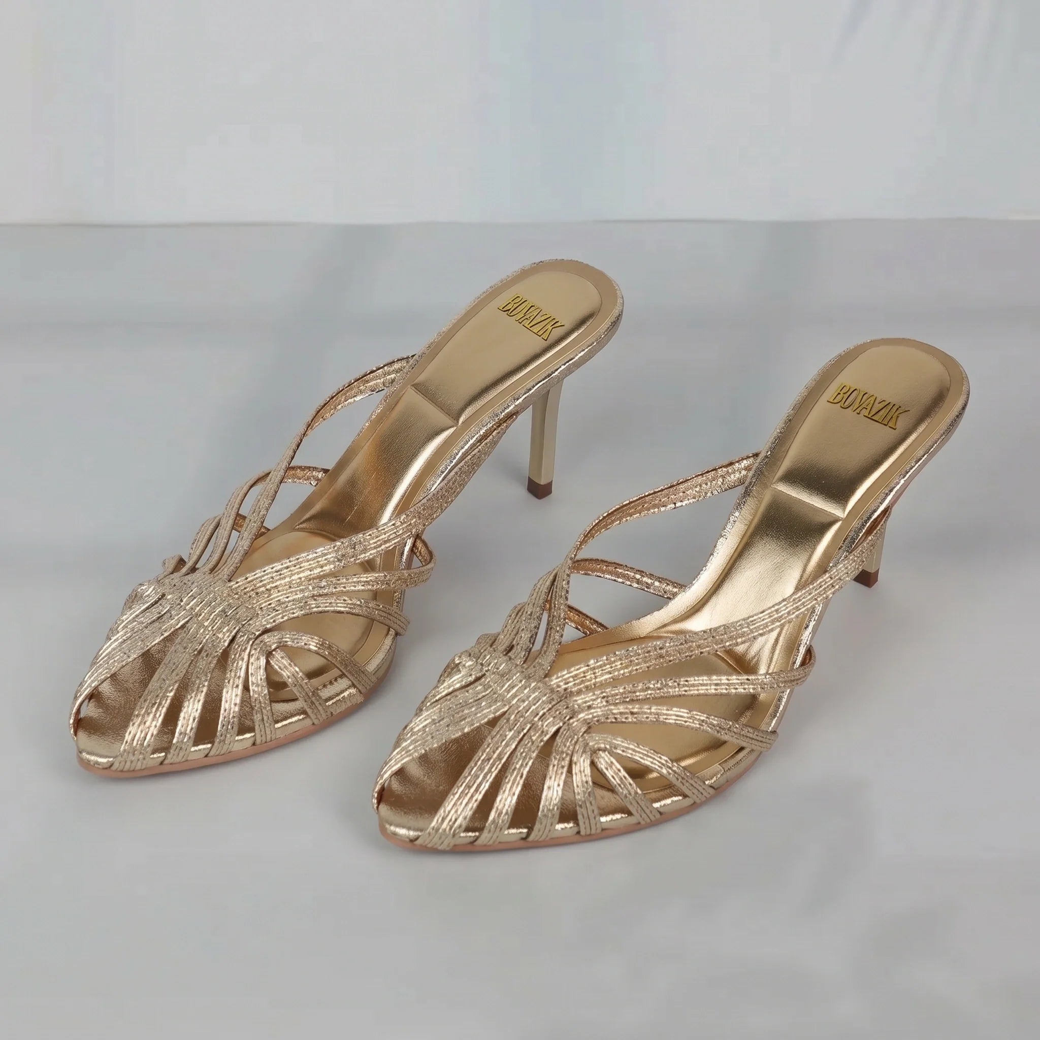 Womens Elegant Sleek Summer Heeled Pumps