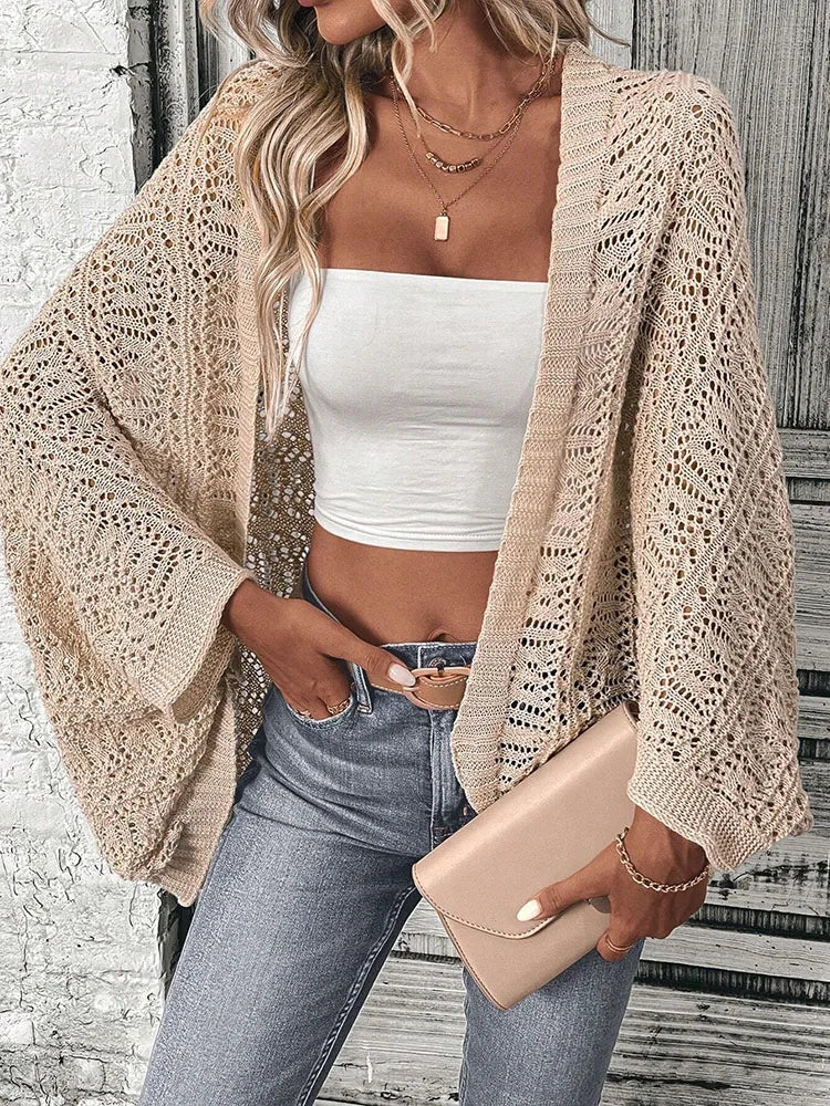 Womens Boho Delicate Summer Cardigan