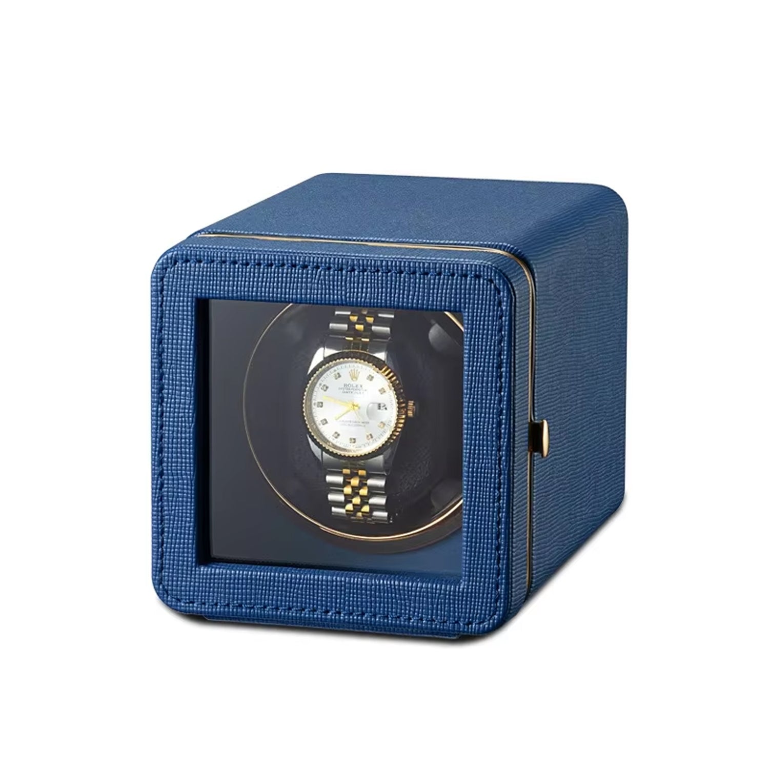 ChroniNova Watch Winder - Ultra Quiet Japanese Motor - Automatic Movement Protection - 5 Rotation Modes - USB-C Luxury Display Box