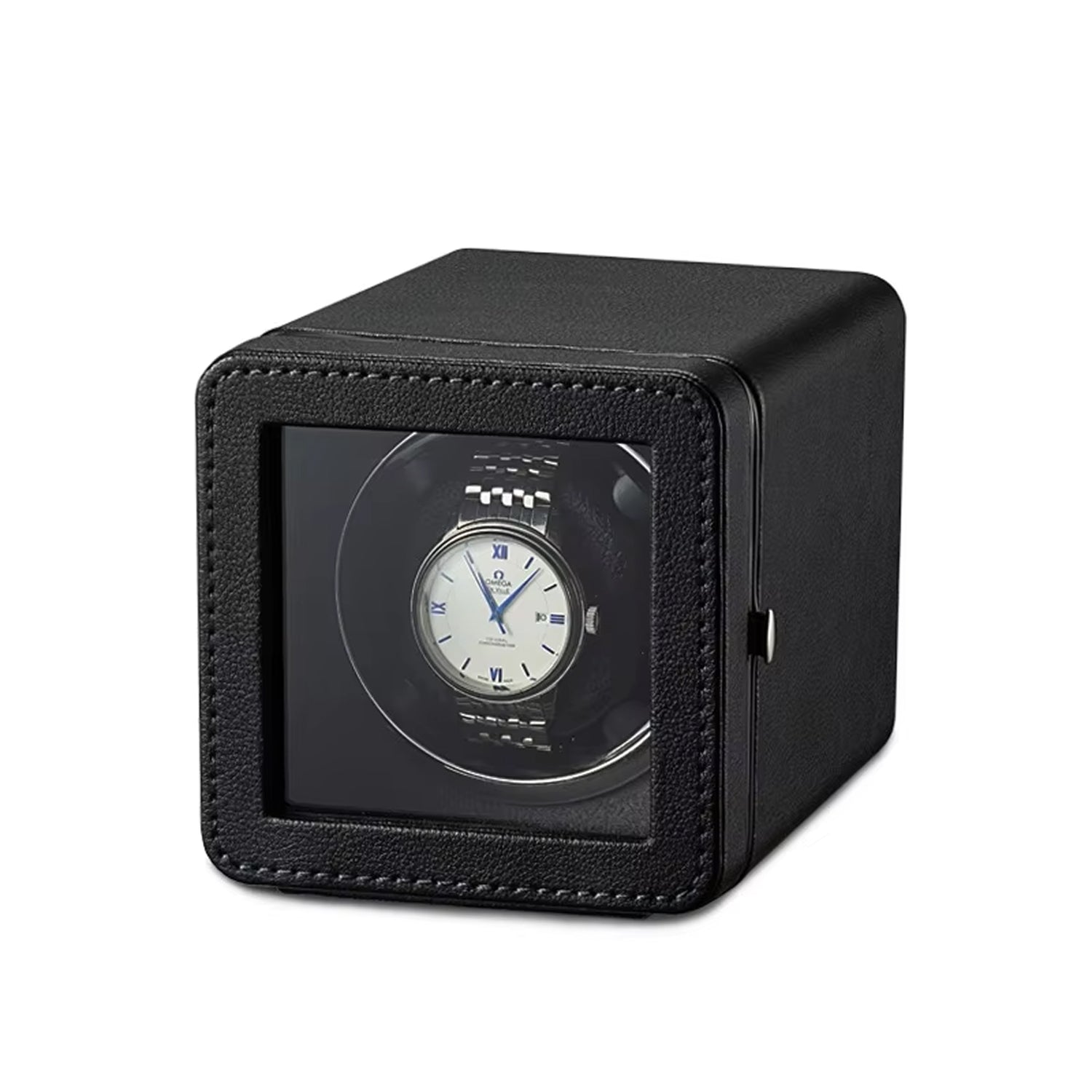 ChroniNova Watch Winder - Ultra Quiet Japanese Motor - Automatic Movement Protection - 5 Rotation Modes - USB-C Luxury Display Box