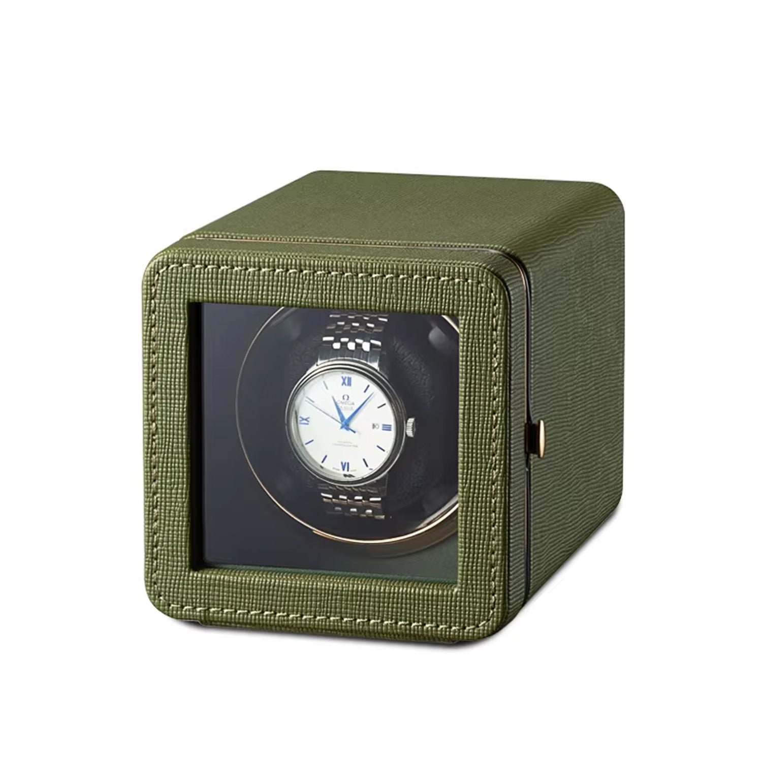 ChroniNova Watch Winder - Ultra Quiet Japanese Motor - Automatic Movement Protection - 5 Rotation Modes - USB-C Luxury Display Box