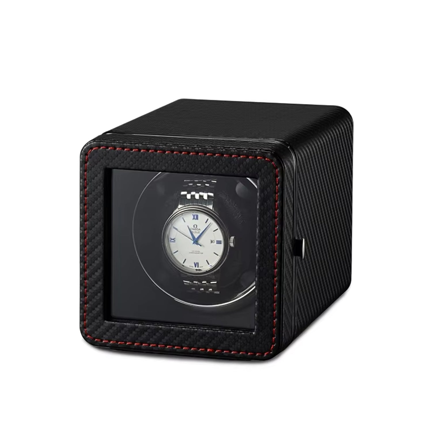 ChroniNova Watch Winder - Ultra Quiet Japanese Motor - Automatic Movement Protection - 5 Rotation Modes - USB-C Luxury Display Box