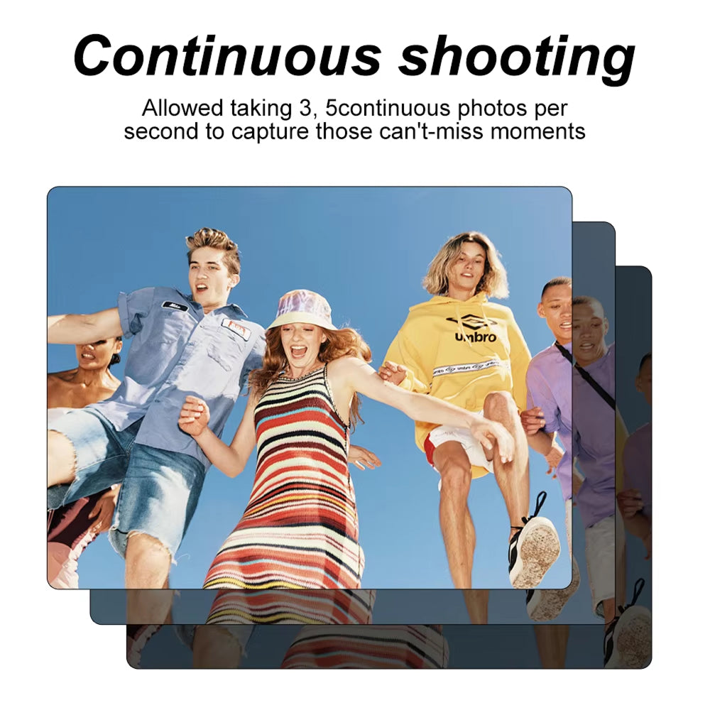 ClikTric Compact Camera - Best Vlogging Camera with 5K Ultra HD Video - 75MP Photos, 18X Digital Zoom, 180° Flip Screen & 32GB SD Card Included