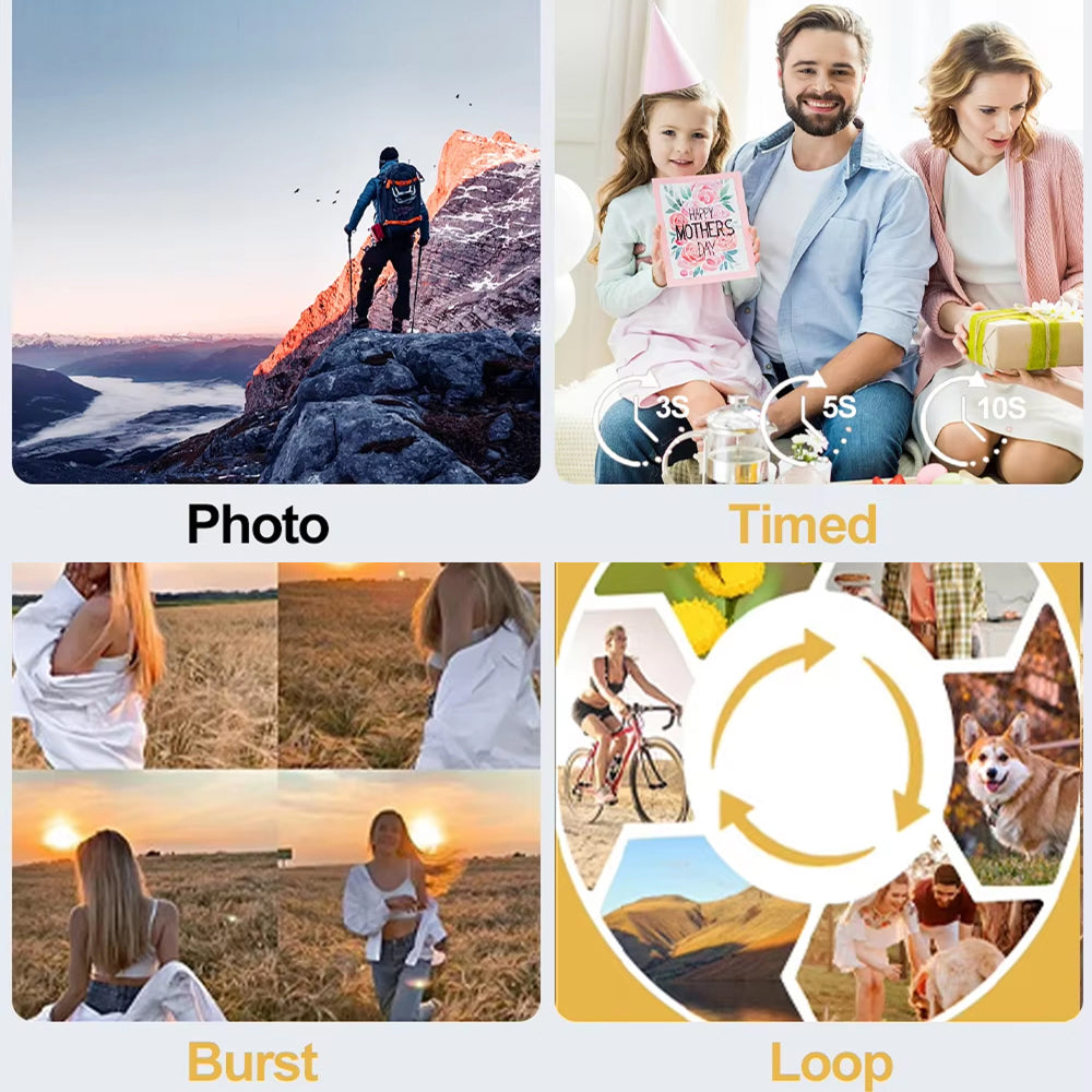 ClikTric Compact Camera - Best Vlogging Camera with 5K Ultra HD Video - 75MP Photos, 18X Digital Zoom, 180° Flip Screen & 32GB SD Card Included