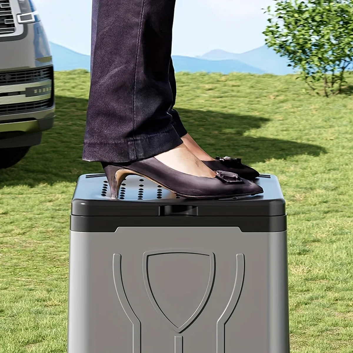 CotoxLic Odorless Composting Toilet – Waterless Eco-Friendly Design, Heavy-Duty Build & Easy Waste Disposal