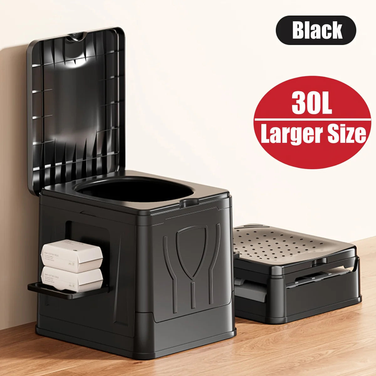 CotoxLic Odorless Composting Toilet – Waterless Eco-Friendly Design, Heavy-Duty Build & Easy Waste Disposal