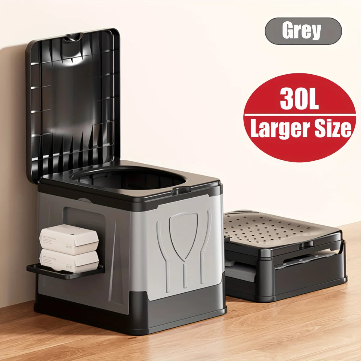 CotoxLic Odorless Composting Toilet – Waterless Eco-Friendly Design, Heavy-Duty Build & Easy Waste Disposal