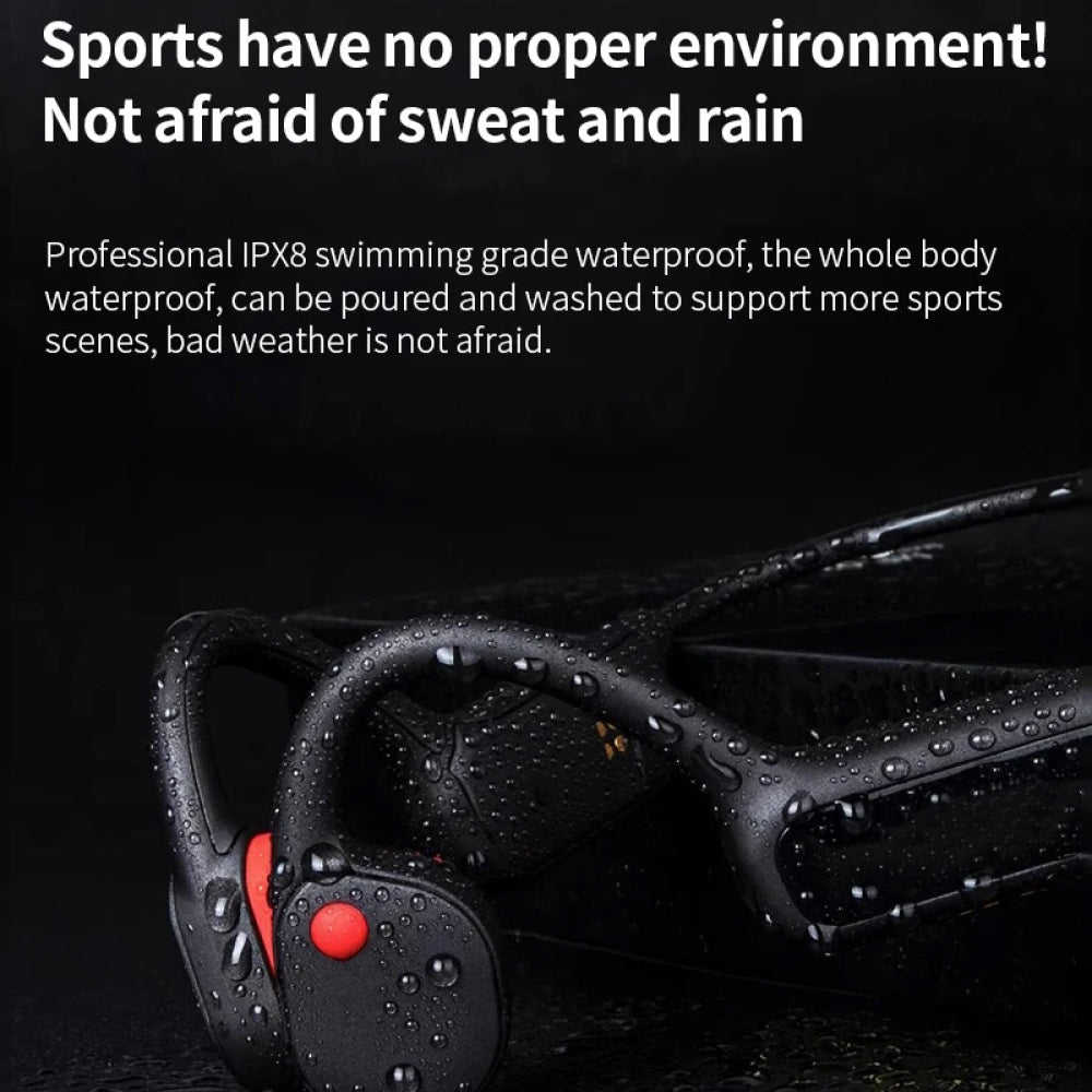 Swimming Headphones | Bone Conduction | IPX8 Waterproof | 8-Hour Battery | 32GB MP3