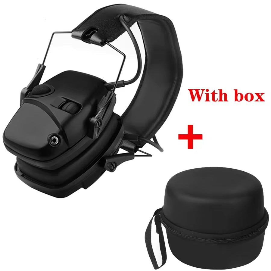 DecilMaxi Electronic Shooting Earmuffs, NRR 22dB Noise Reduction with Sound Amplification, 0.1s Reaction Tactical Ear Protection for Hunting & Range