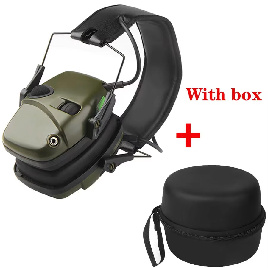 DecilMaxi Electronic Shooting Earmuffs, NRR 22dB Noise Reduction with Sound Amplification, 0.1s Reaction Tactical Ear Protection for Hunting & Range