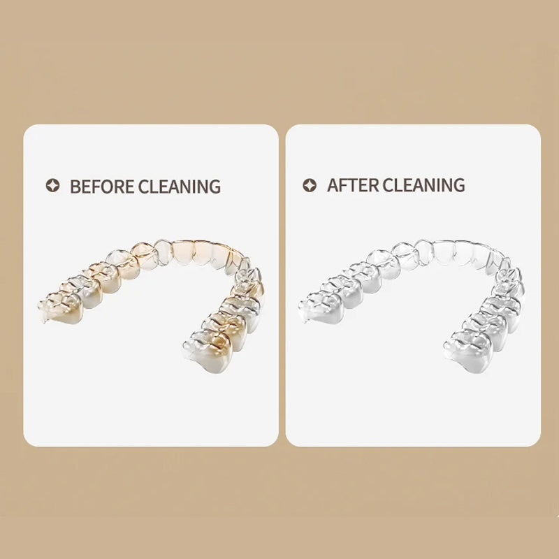 Ultrasonic Retainer Cleaner | 52kHz Deep Clean | Dual UV Sterilization | 3000mAh Battery
