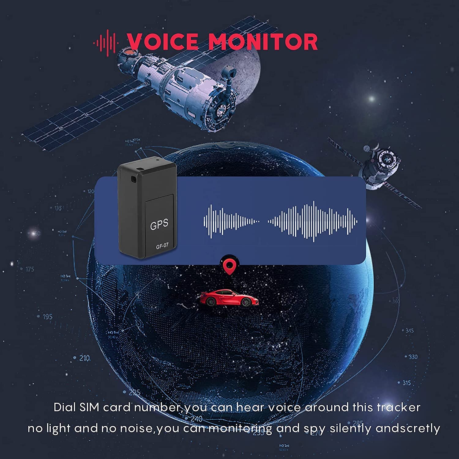 Tiny Magnetic Car Gps Tracking Discreet Device With No Monthly Fee