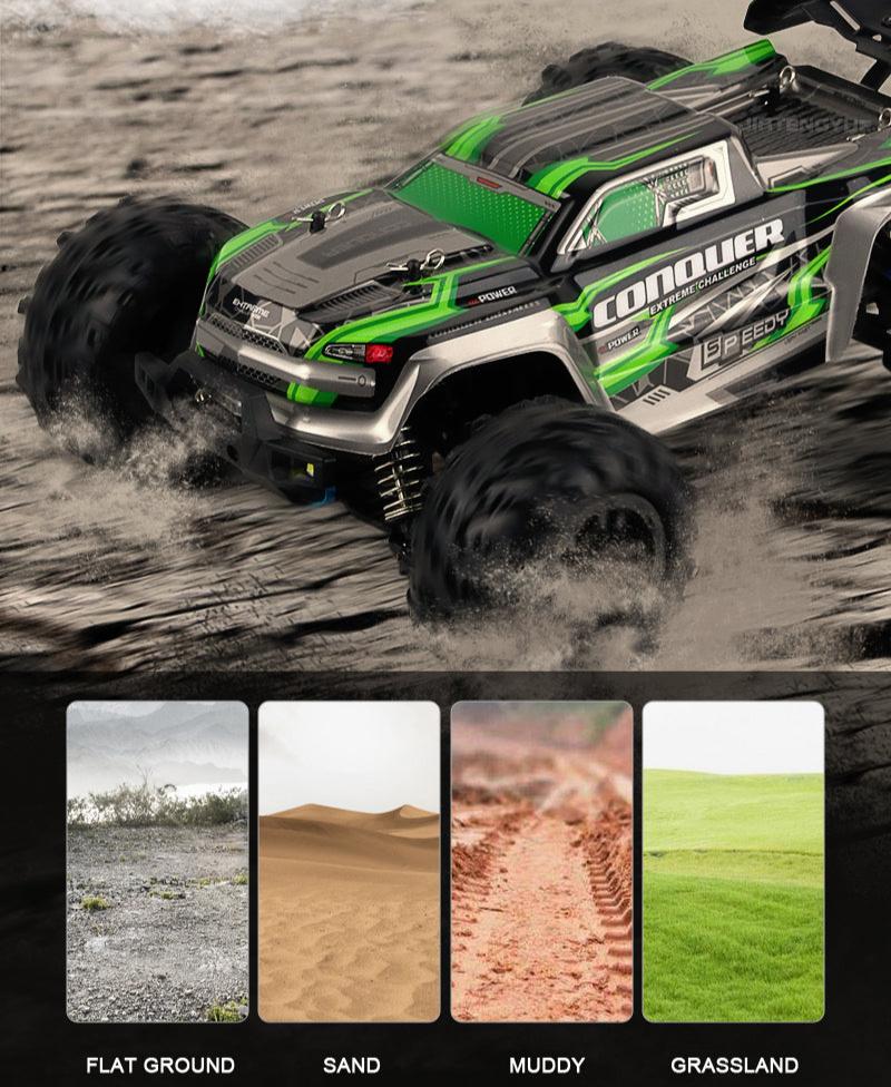 Conquer: 31 MPH Remote Control Racing Buggy - Monster Truck With Dual Batteries