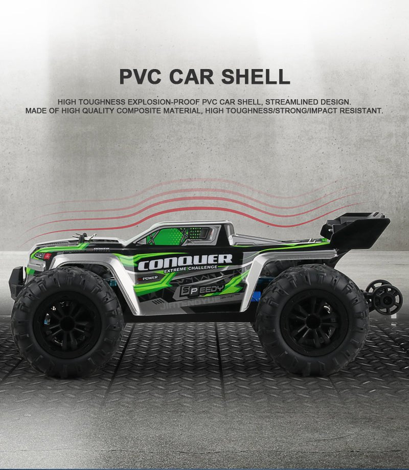 Conquer: 31 MPH Remote Control Racing Buggy - Monster Truck With Dual Batteries