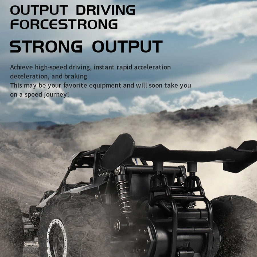 DriftXigo High-Speed RC Car – 4WD Remote Control Sports Car with LED Lights & Interchangeable Tyres