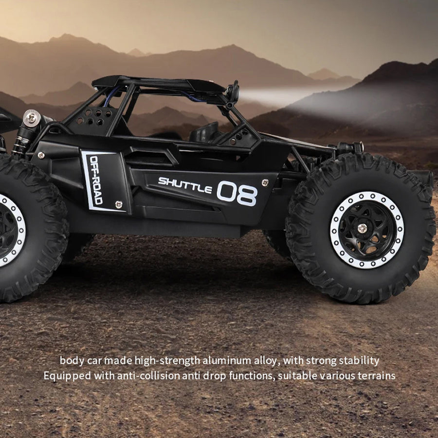 DriftXigo High-Speed RC Car – 4WD Remote Control Sports Car with LED Lights & Interchangeable Tyres
