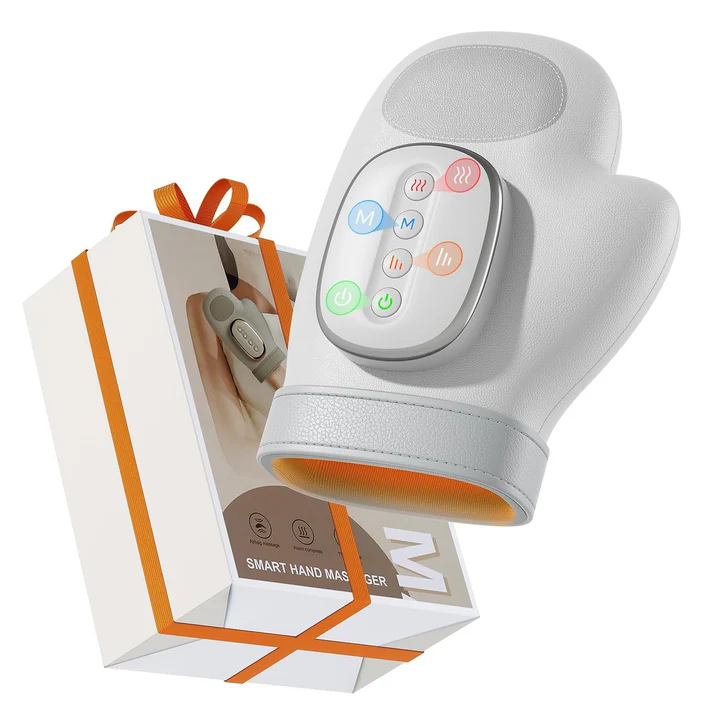 Rechargeable Hand Massager arthritis and carpal tunnel with Heat and Compression