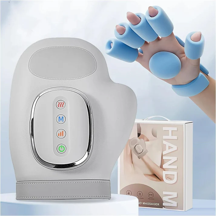 Rechargeable Hand Massager arthritis and carpal tunnel with Heat and Compression