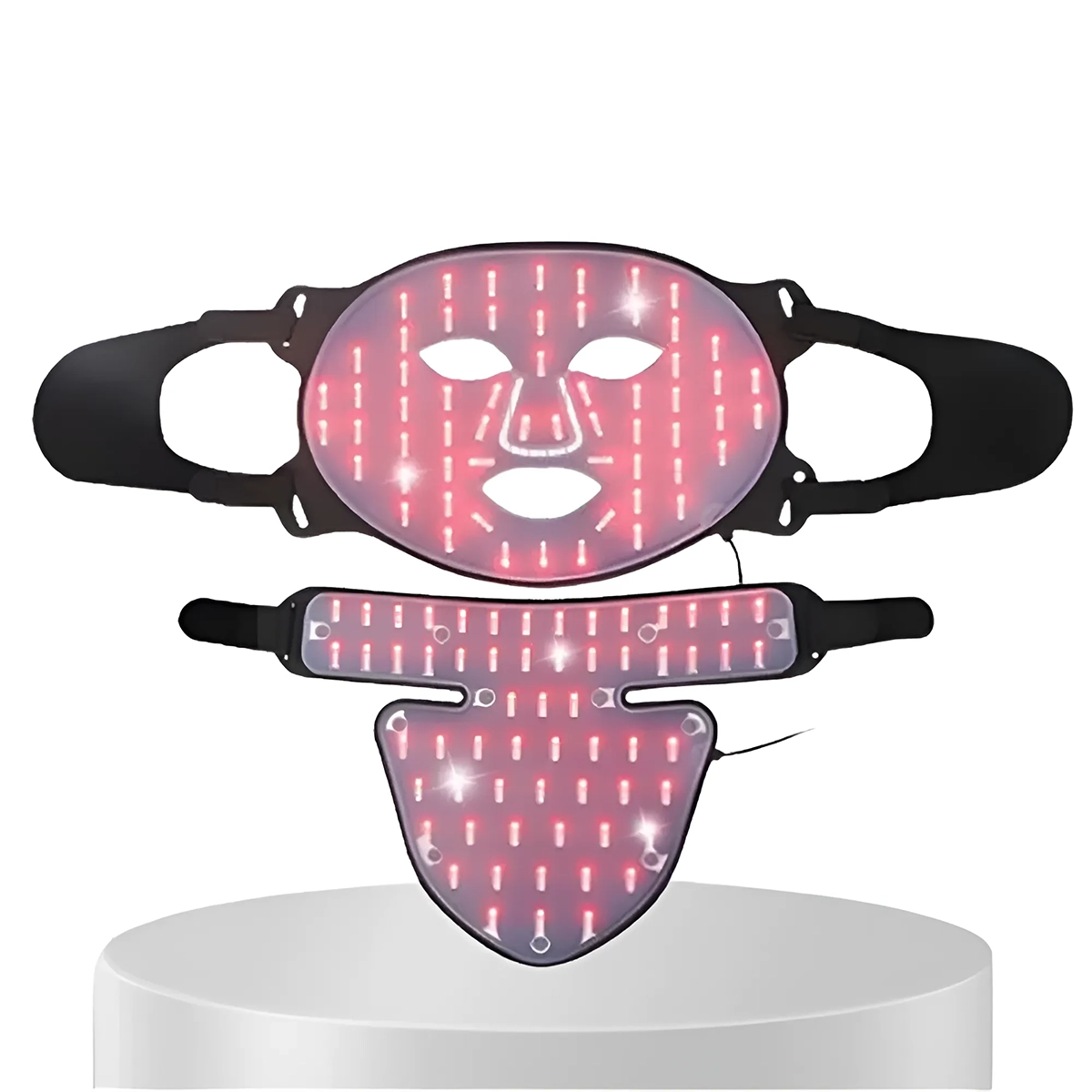 LED Infrared Light Mask with Neck Mask – Professional At-Home Skin Therapy