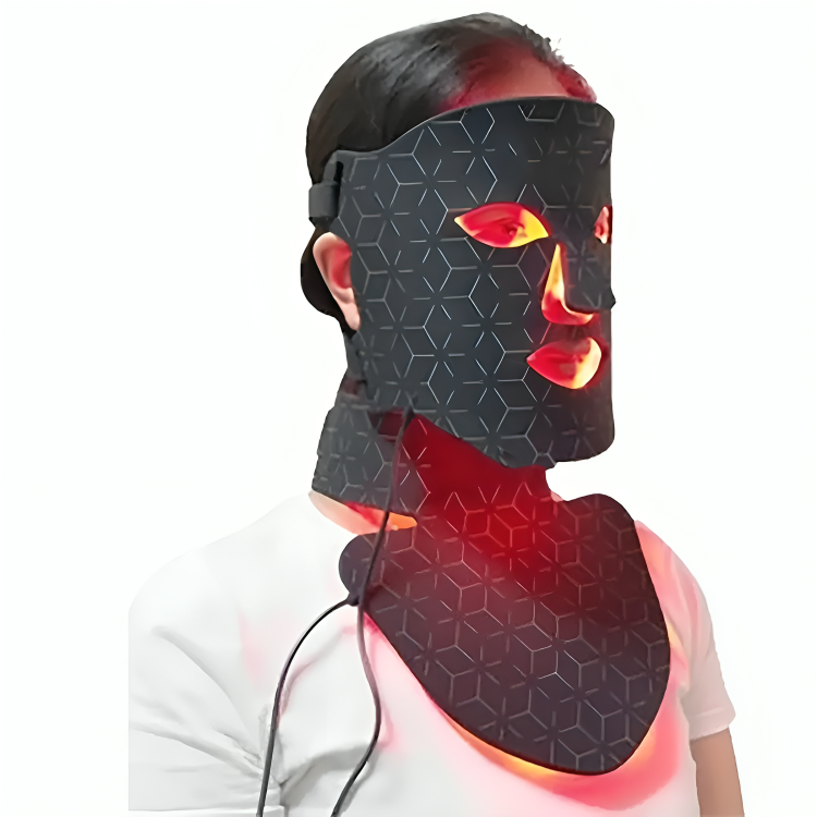 LED Infrared Light Mask with Neck Mask – Professional At-Home Skin Therapy